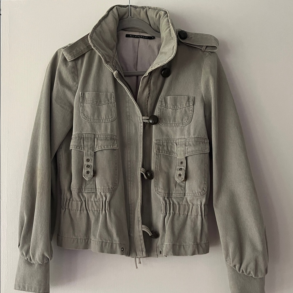 Utility Jacket in Gray by [Brand]